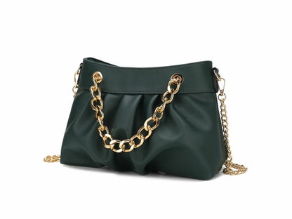 Minimalist Vegan Leather Chain Bag