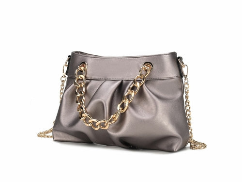 Minimalist Vegan Leather Chain Bag