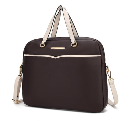 Vegan Leather Briefcase