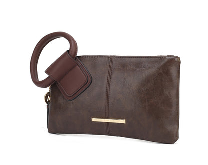 Vegan Leather Clutch/Wristlet