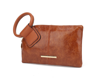 Vegan Leather Clutch/Wristlet