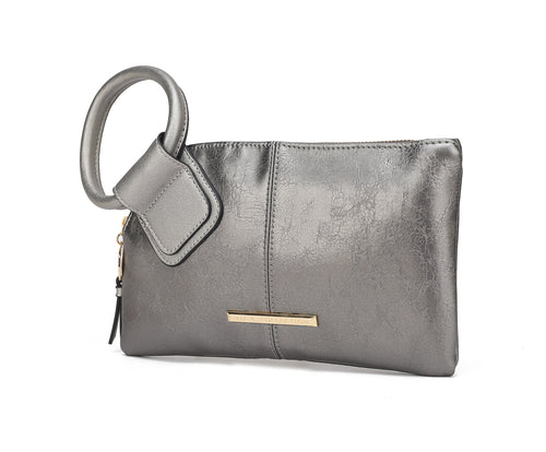 Vegan Leather Clutch/Wristlet