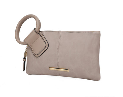 Vegan Leather Clutch/Wristlet