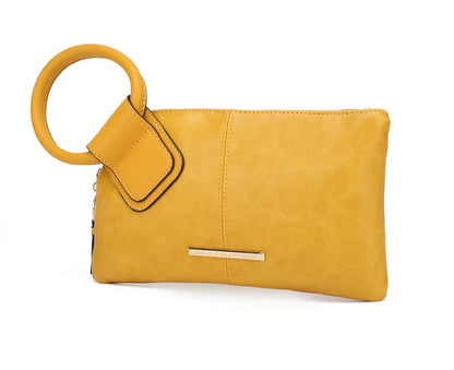 Vegan Leather Clutch/Wristlet