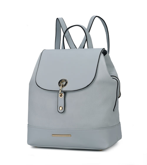 Vegan Leather Backpack Handbag