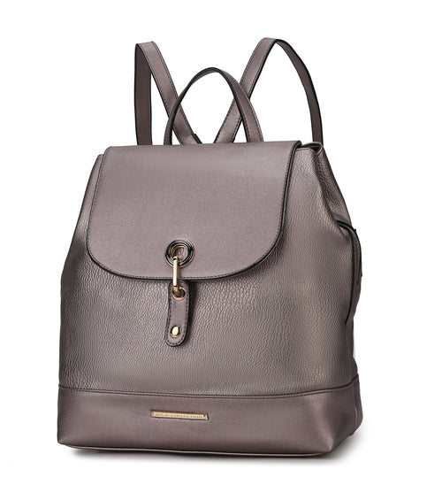 Vegan Leather Backpack Handbag