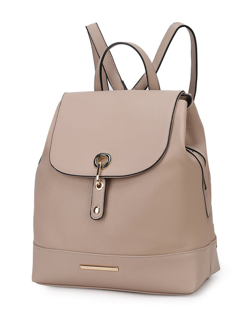 Vegan Leather Backpack Handbag