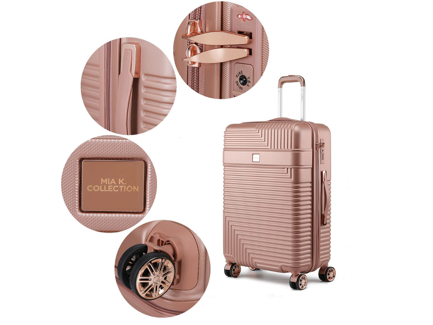 Mykonos 2-Piece Large and Extra Large Luggage Set