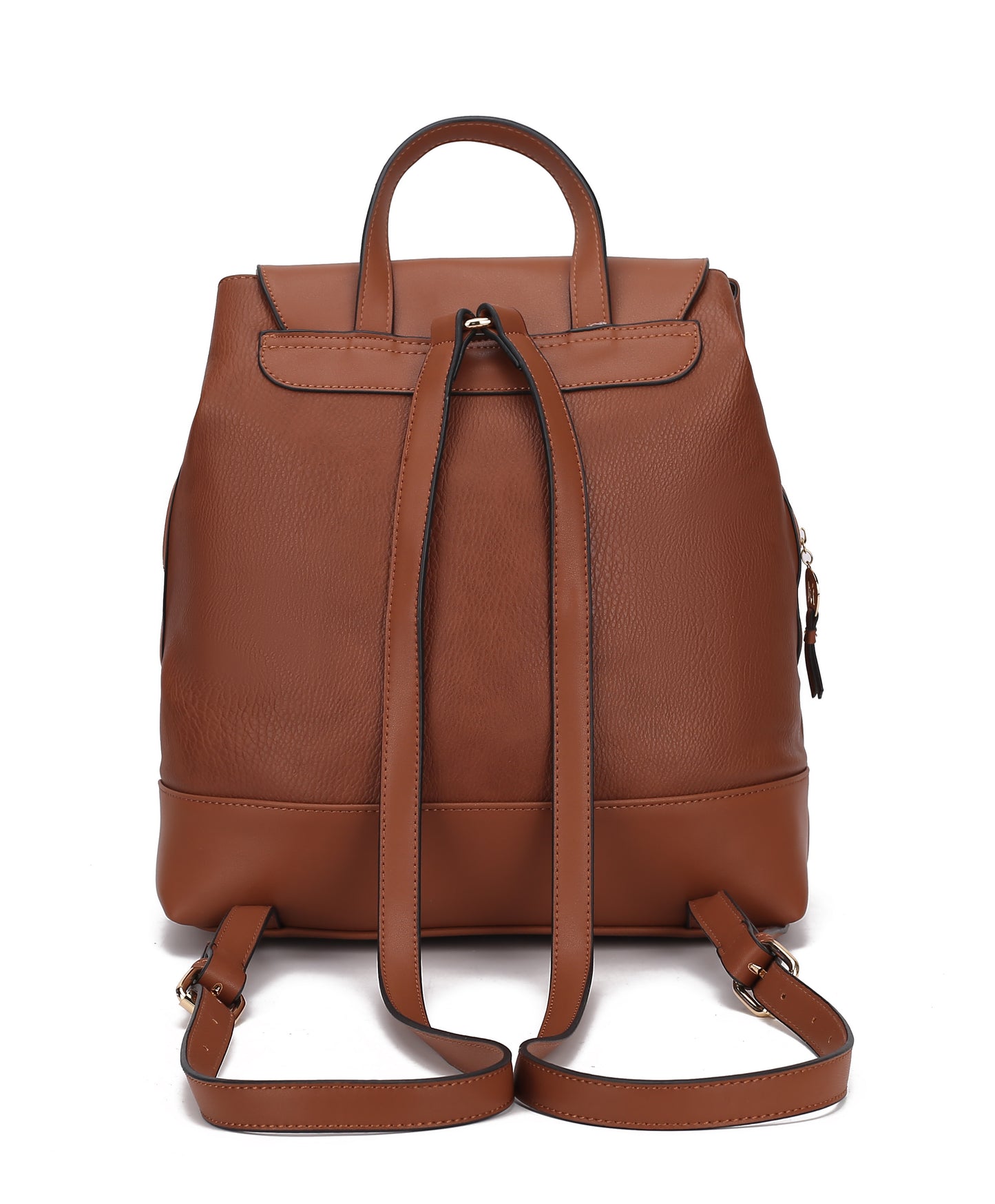 Vegan Leather Backpack Handbag