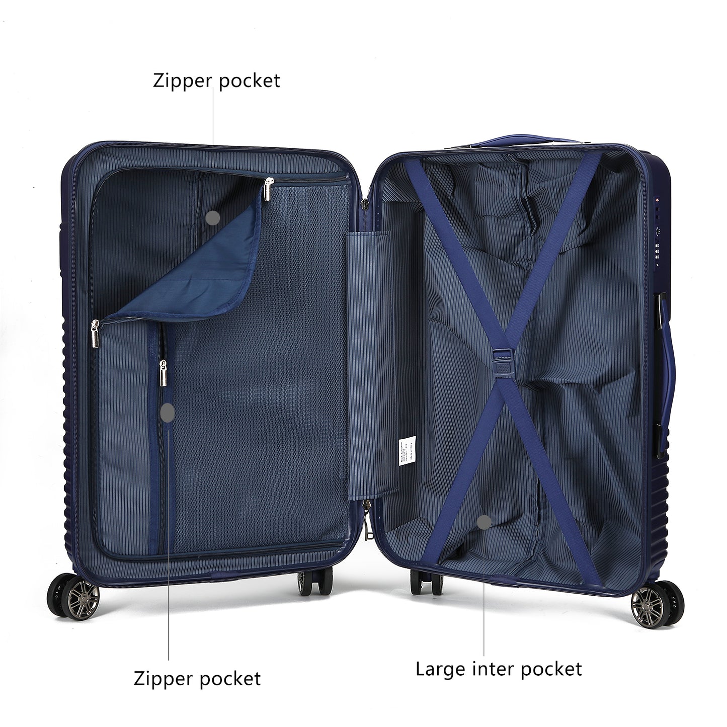 Mykonos 2-Piece Carry-on Luggage Set