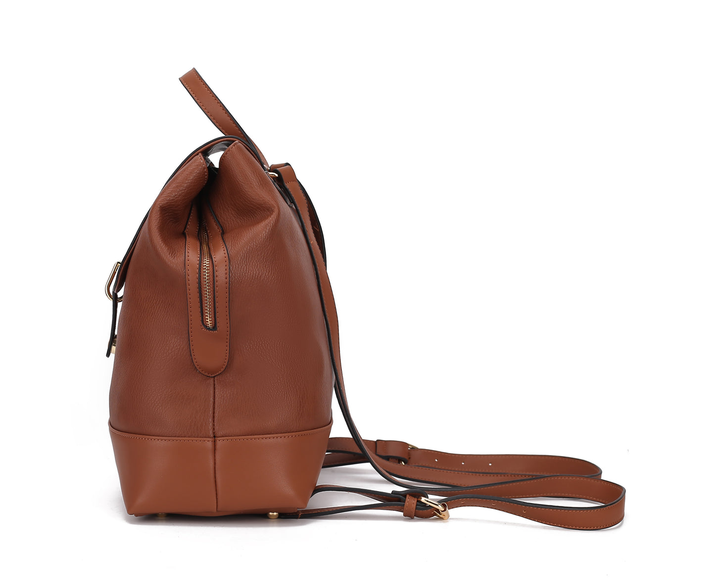 Vegan Leather Backpack Handbag