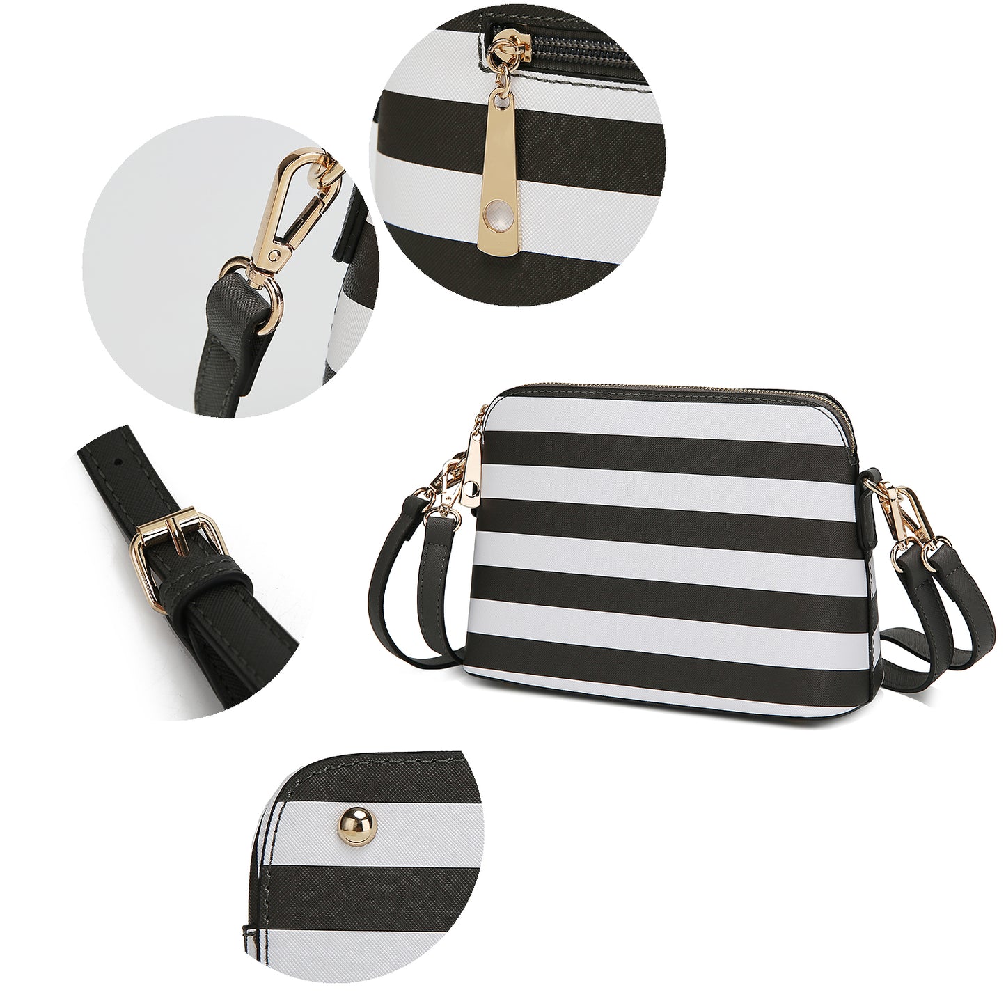 Faux Leather Crossbody