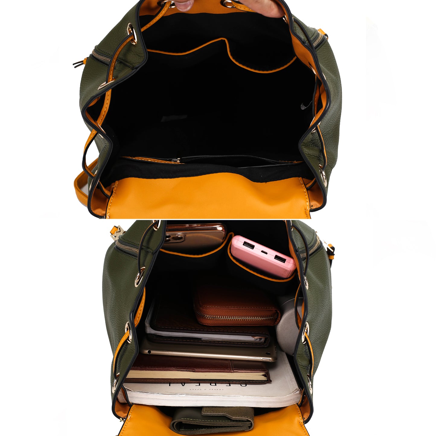 Vegan Leather Backpack