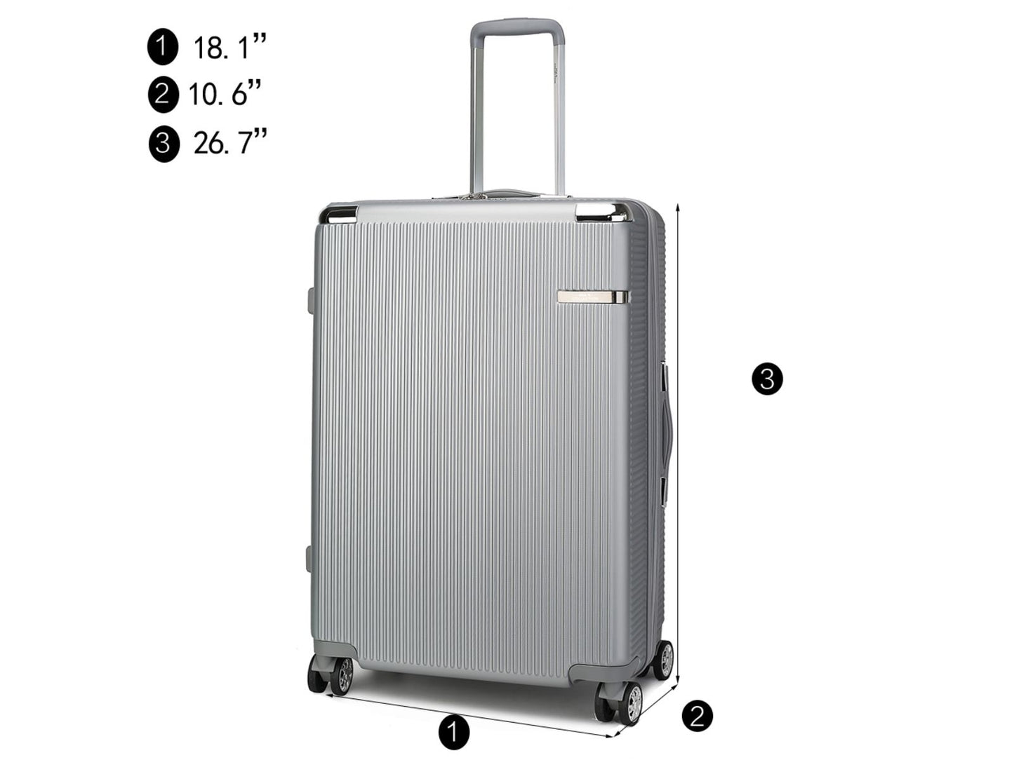 Tulum 2-Piece Large & Extra Large Luggage Set