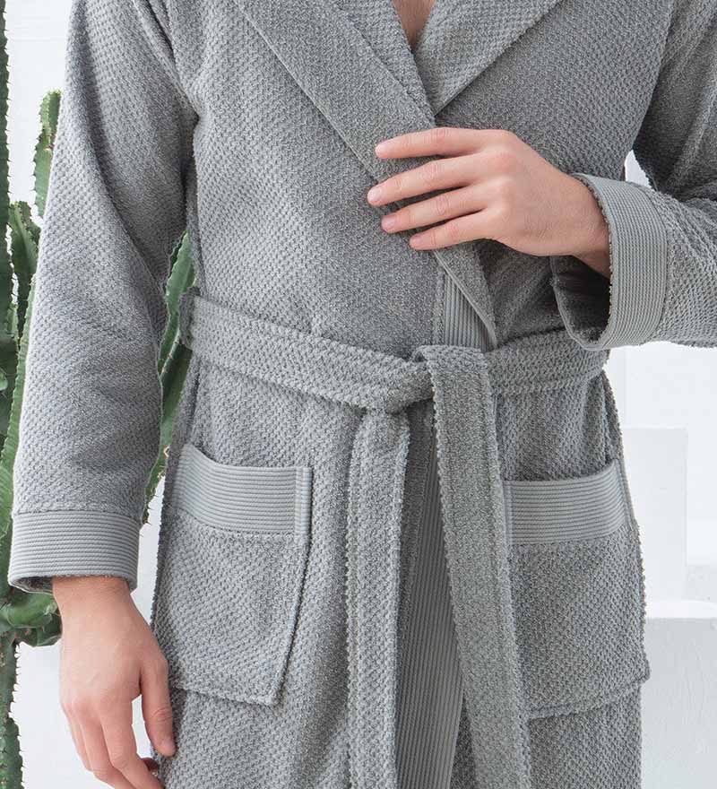 Men's Luxury Turkish Cotton Terry Cloth Robe w/Hood