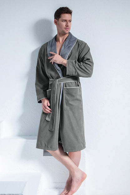 Men's Luxury Microfiber Spa Robe