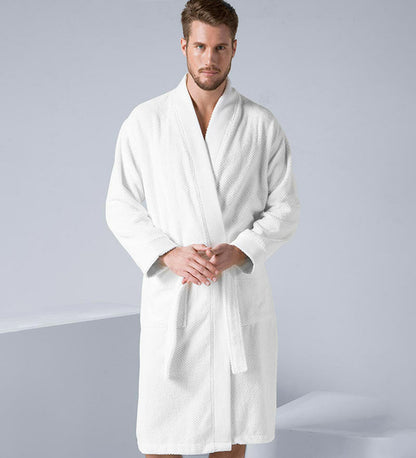 Men's Turkish Cotton Terry Cloth Kimono Robe