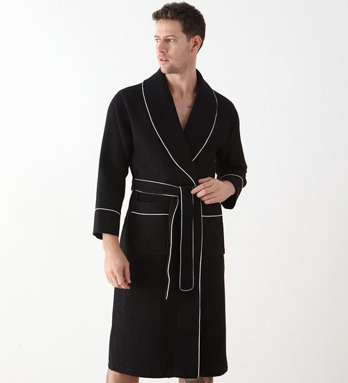 Men's Luxury Waffle Hotel Robe