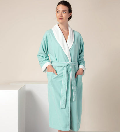 Women's Plush Microfiber Spa Robe