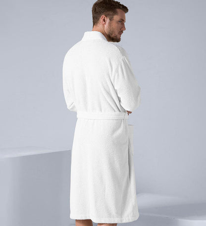 Men's Turkish Cotton Terry Cloth Kimono Robe