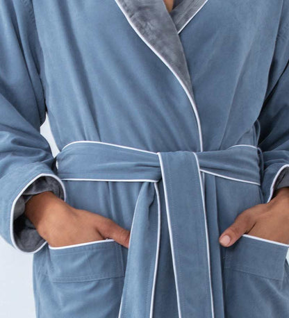 Women's Plush Microfiber Spa Robe